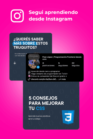 Canal de Instagram